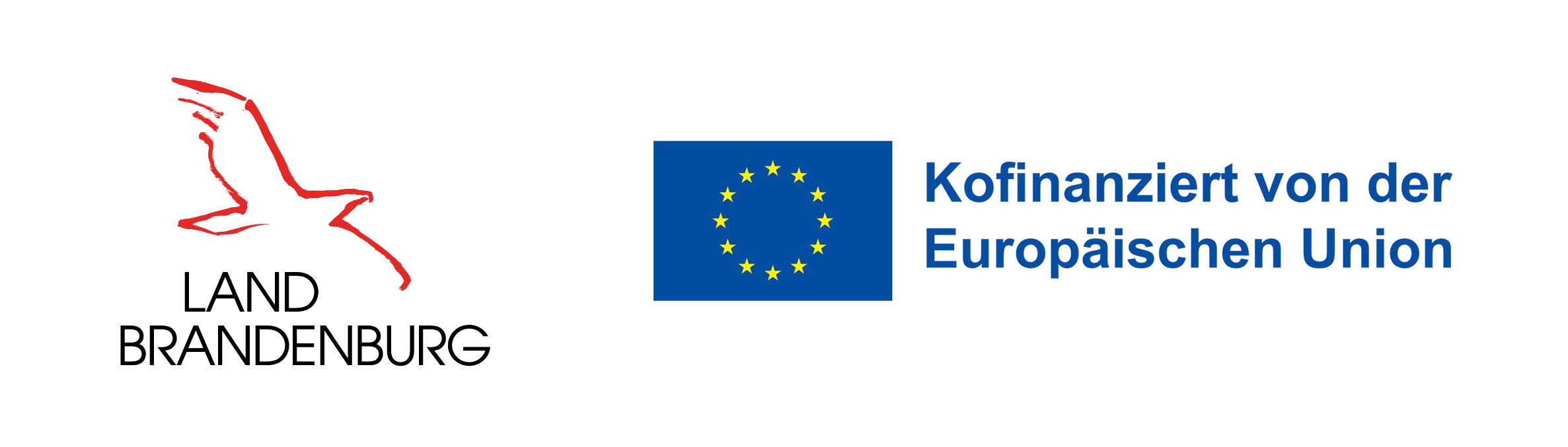 Gefördert vom Land Brandenburg und kofinanziert von der Europäischen Union